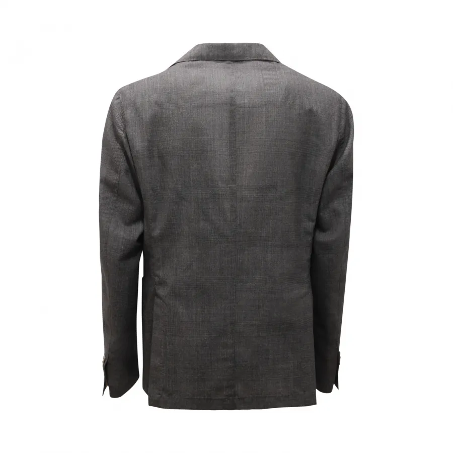 0278AU abito uomo L.B.M. 1911 SLIM FIT man wool glen check suit