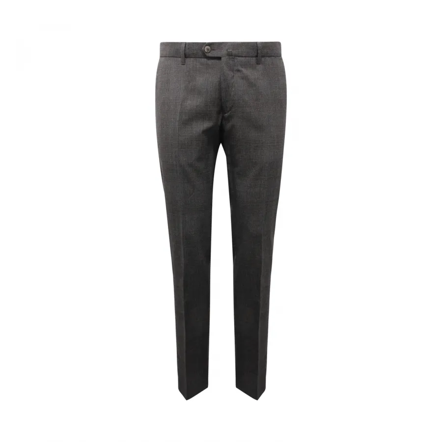 0278AU abito uomo L.B.M. 1911 SLIM FIT man wool glen check suit