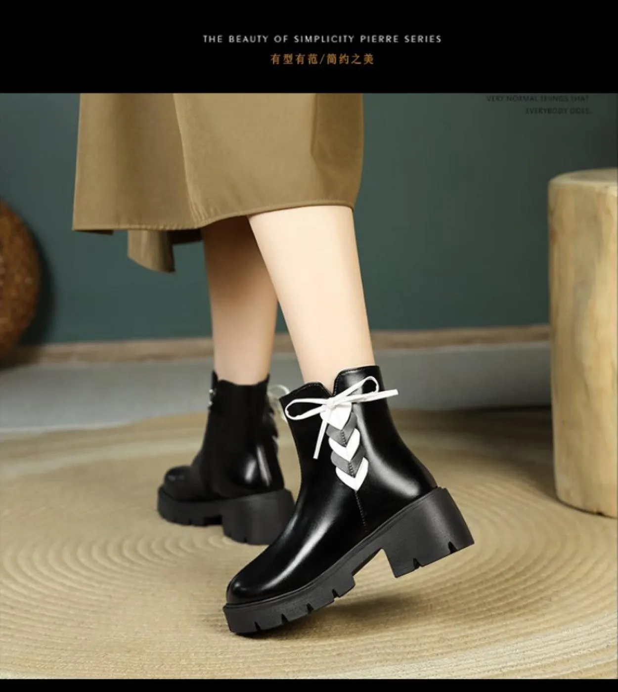 2022 nuovi stivali Chelsea autunno inverno piattaforma da donna stivaletti neri bianchi per donna scarpe punk corte peluche fioc