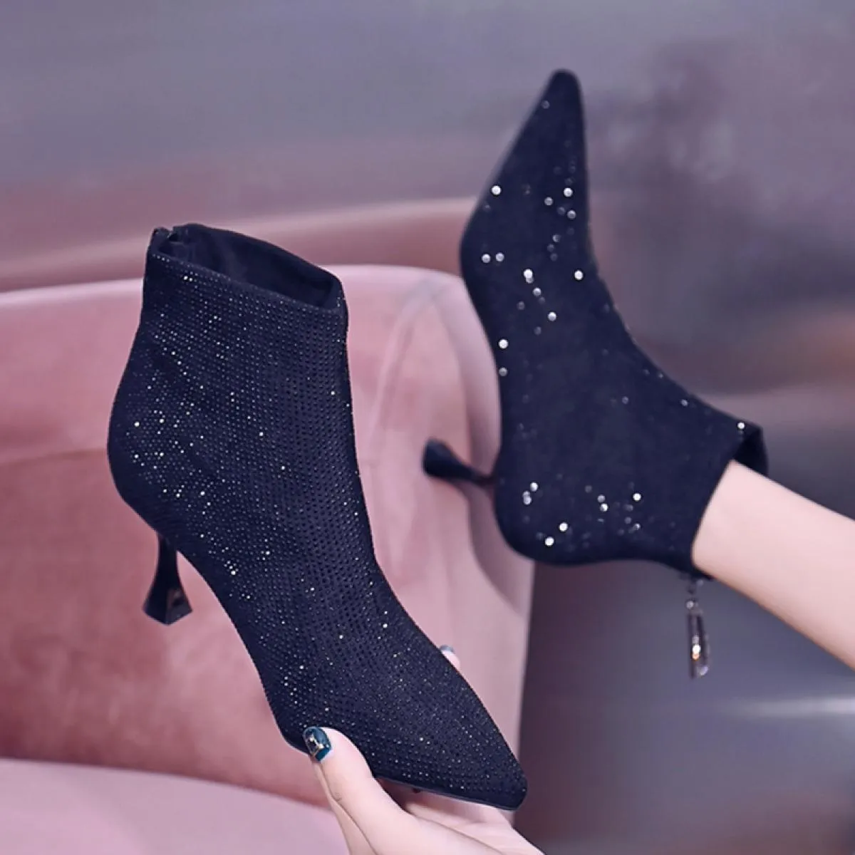 2023 Moda Donna Stivaletti Chelsea Stivali invernali New Goth Gladiatore Moto Botas Punta a punta Designer Brand Luxury Wome