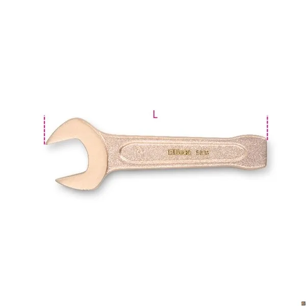 58BA-36 - CHIAVI A FORCHETTA SEMPLICI A PERCUSSIONE ANTISCINTILLA 36x210 BETA UTENSILI 000580836