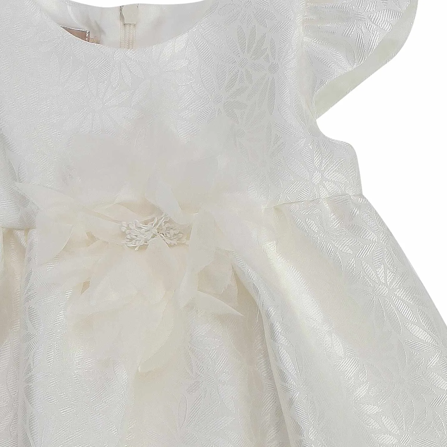 Abito Bimba Bianco Latte Con Culotte