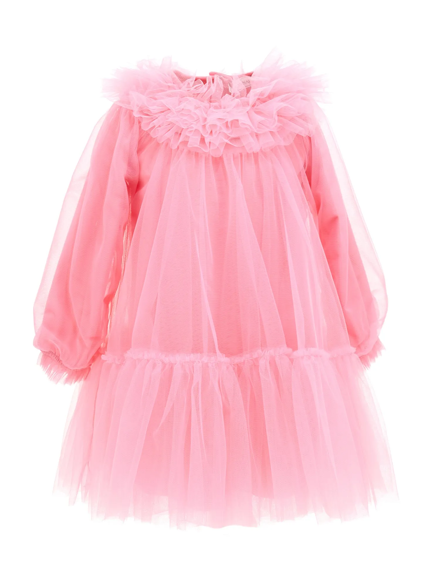 Abito rosa in tulle per bambina