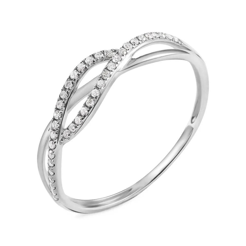 Anello Fantasia Sophia Oro Bianco E Diamanti