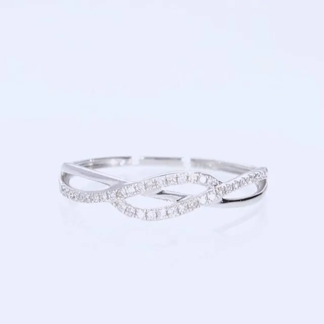 Anello Fantasia Sophia Oro Bianco E Diamanti