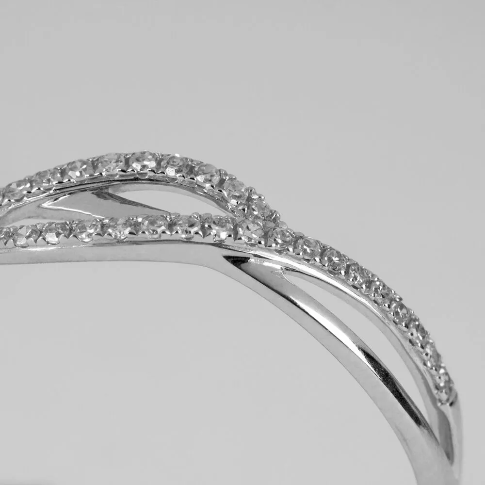 Anello Fantasia Sophia Oro Bianco E Diamanti