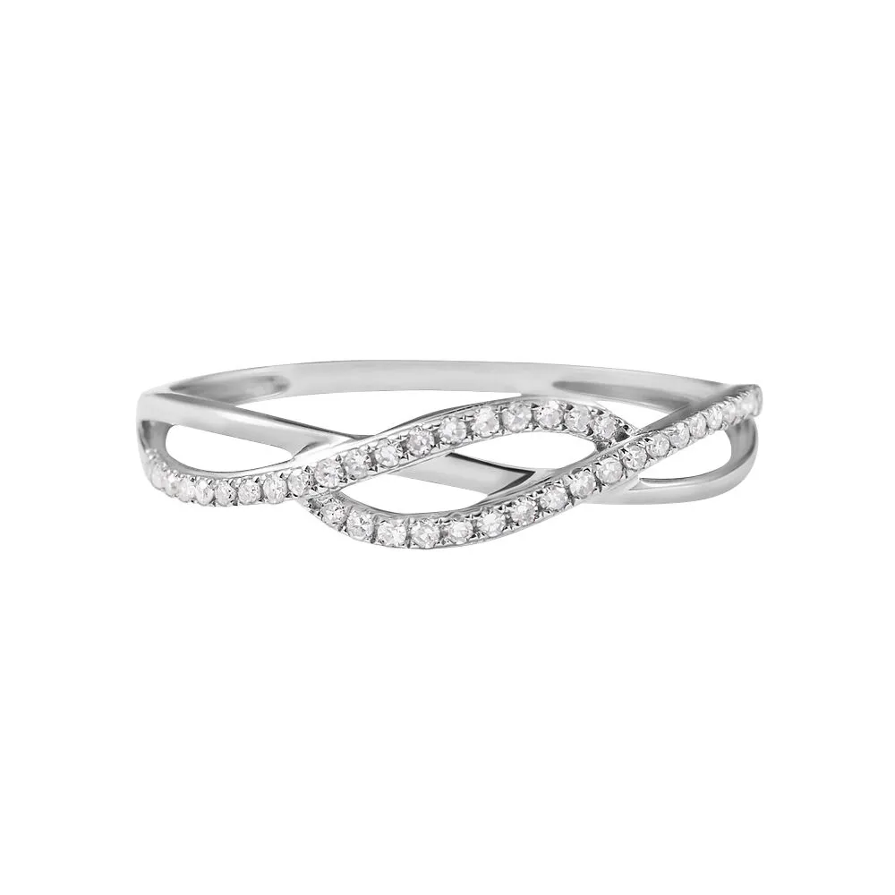 Anello Fantasia Sophia Oro Bianco E Diamanti