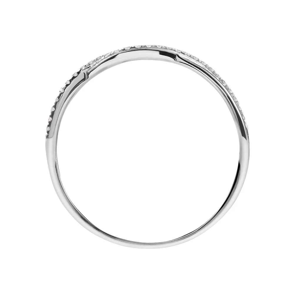 Anello Fantasia Sophia Oro Bianco E Diamanti