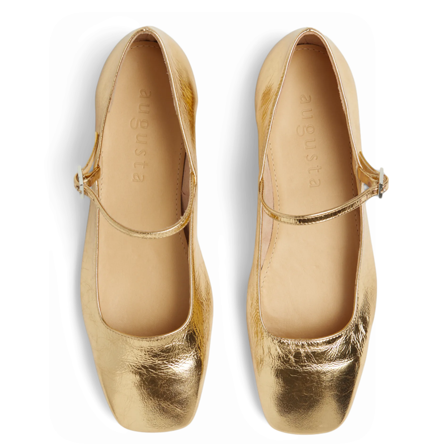  AUGUSTA   JULIETA - Ballerine in pelle metallizzata | Dorato