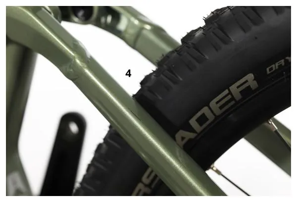 Bicicletta da esposizione - Caricabatterie Sunn 630 Shimano Deore 12V 625Wh verde 2023 MTB a sospensione integrale