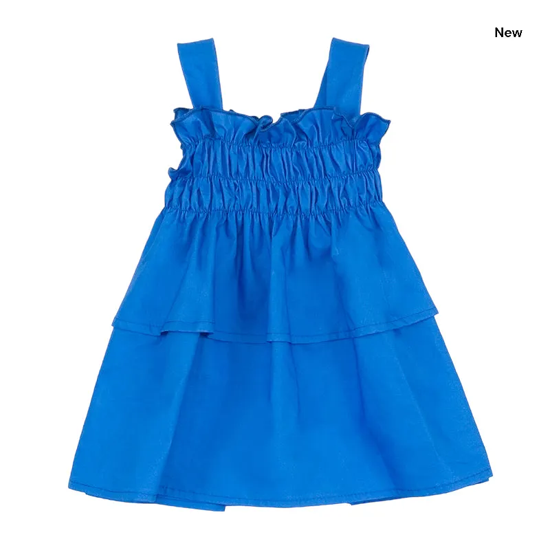 Blusa blu per neonata e bambina