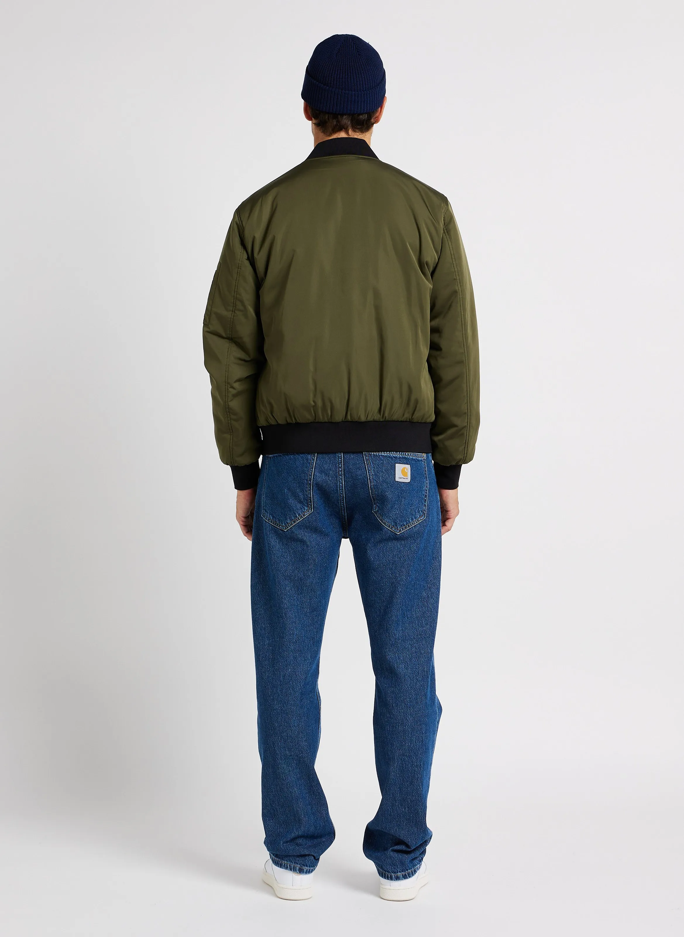  BOMBERS ORIGINAL   MAX - Giacca bomber con scollo tondo | Kaki