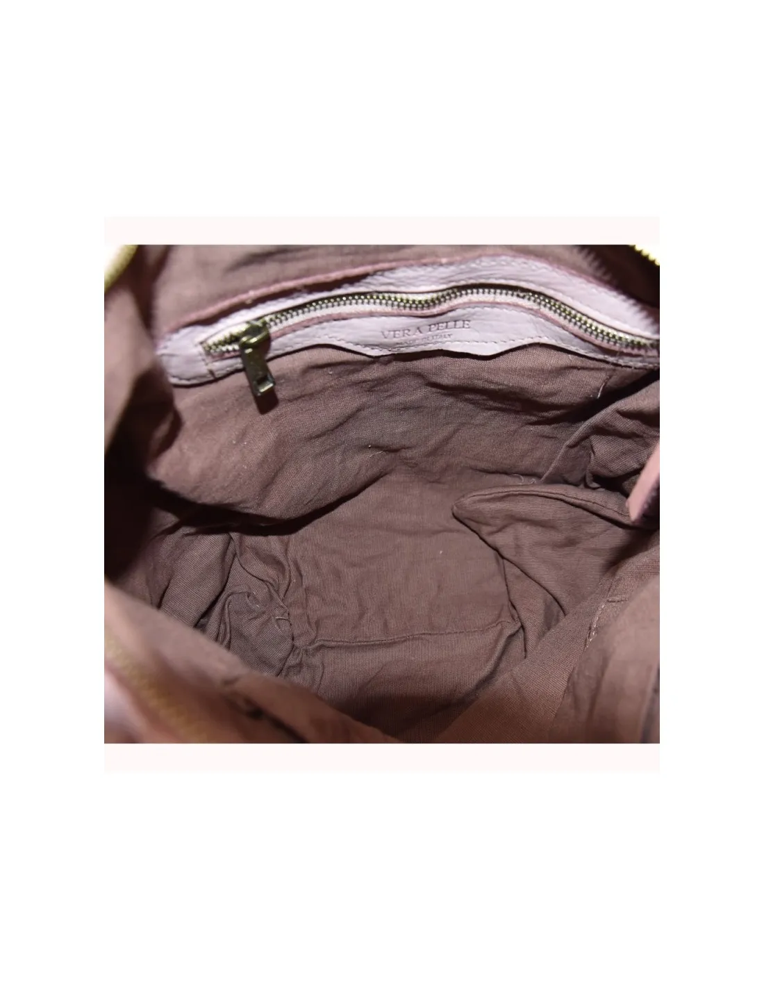 Borsa a spalla in pelle intrecciata vintage
