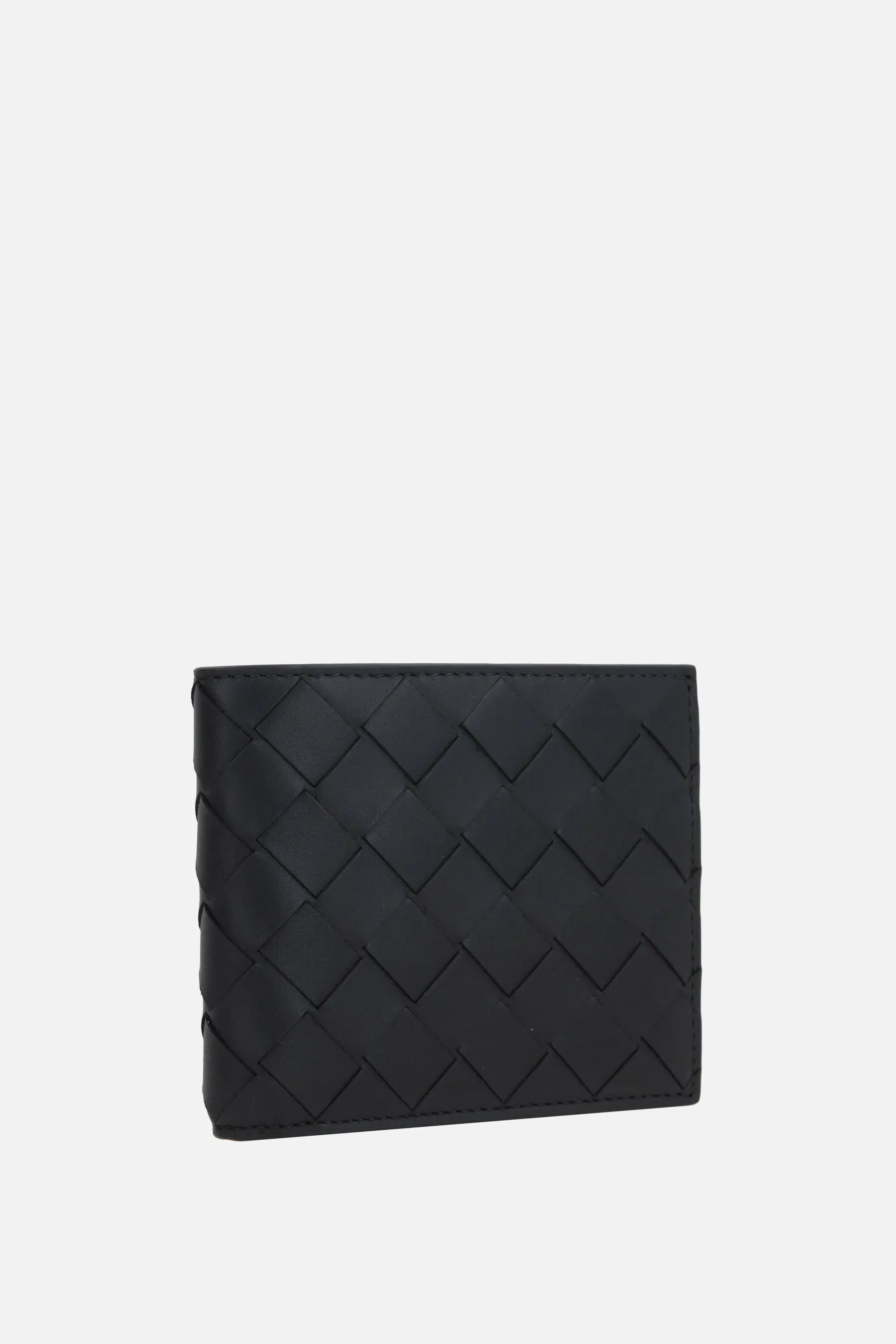 BOTTEGA VENETA portafogli bi-fold in Intrecciato VN