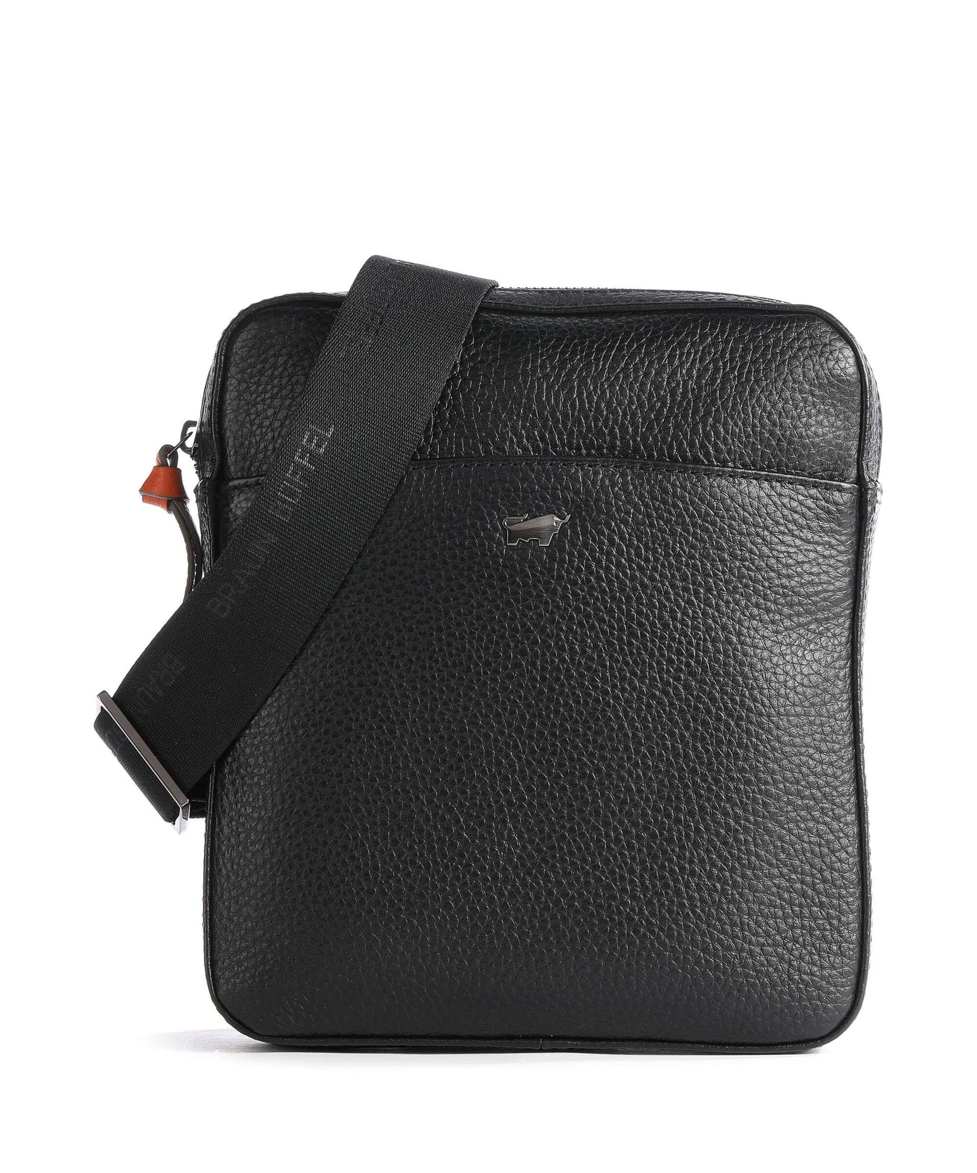  Braun Büffel Novara Borsa a tracolla pelle di vacchetta grana nero  