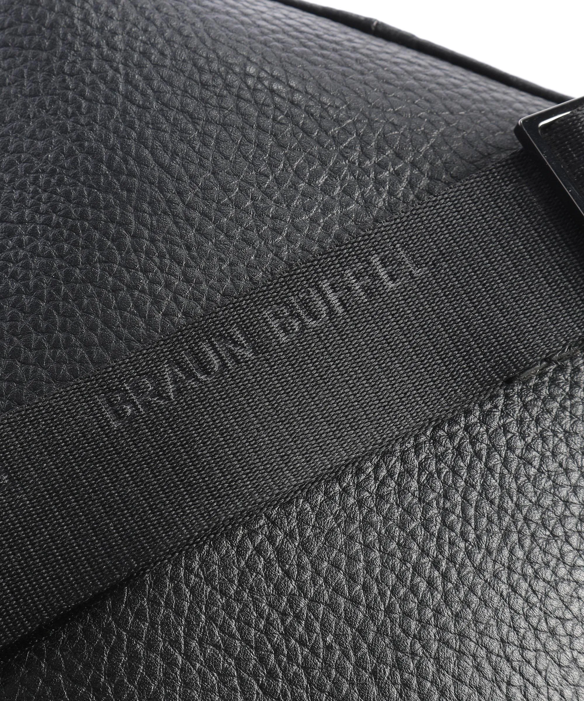  Braun Büffel Novara Borsa a tracolla pelle di vacchetta grana nero  