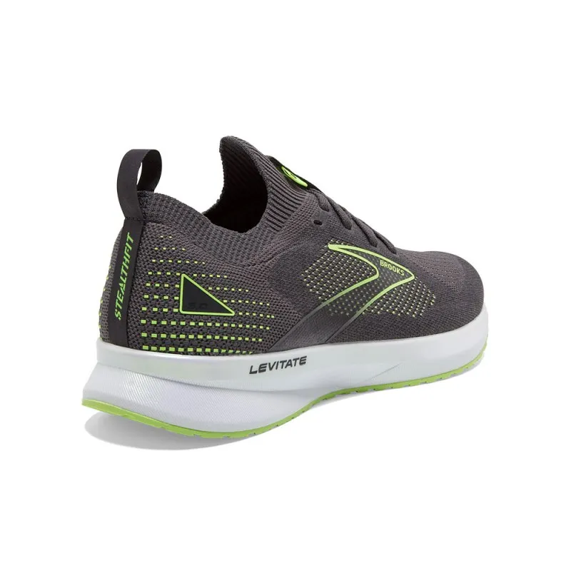Brooks Levitate 5 Stealthfit Grigio - Scarpe Running Uomo
