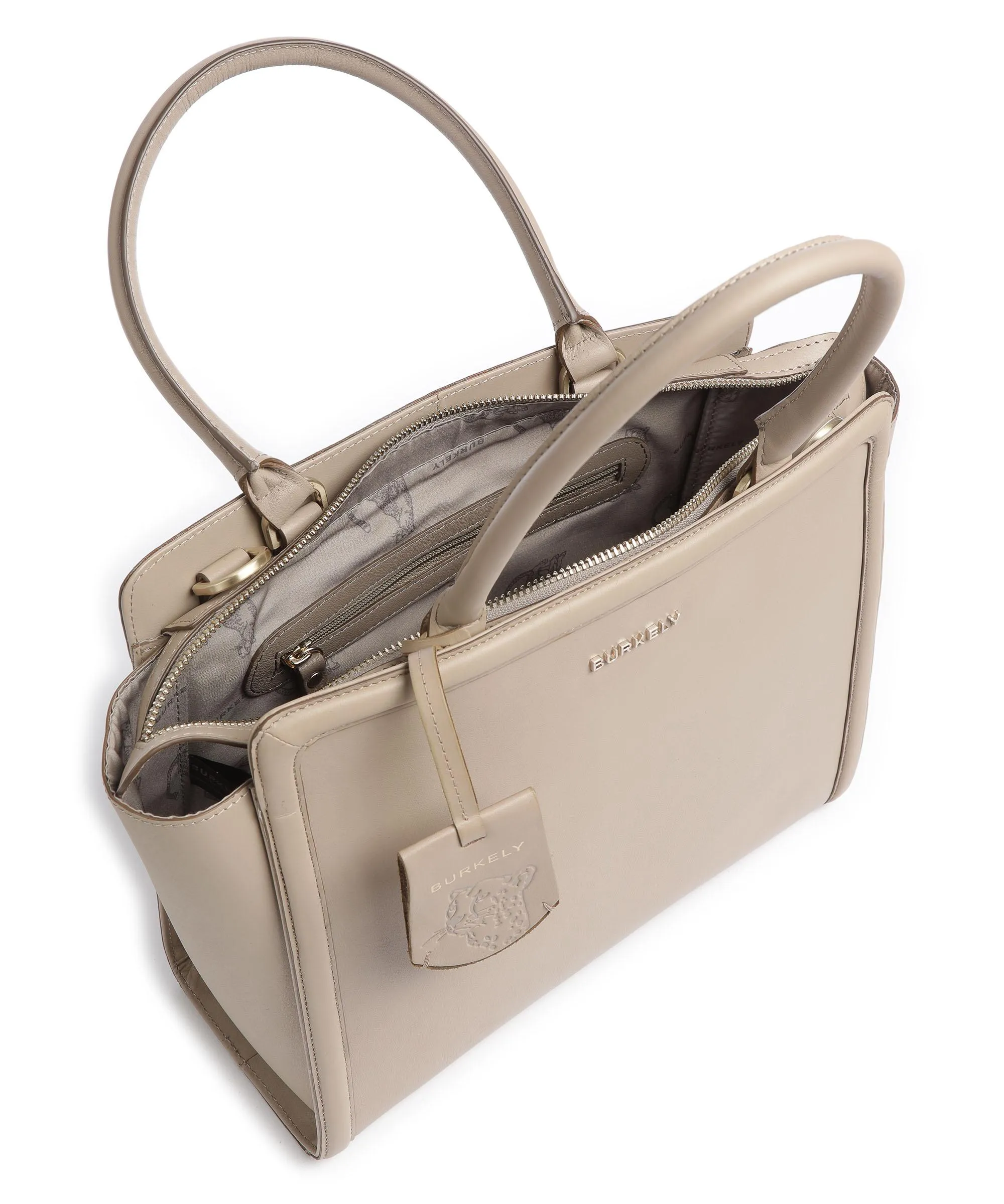  Burkely Beloved Bailey Borsa a mano pelle liscia taupe  