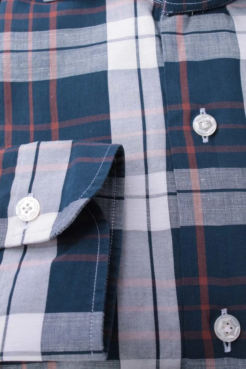 Camicia Uomo Barba Napoli Blue