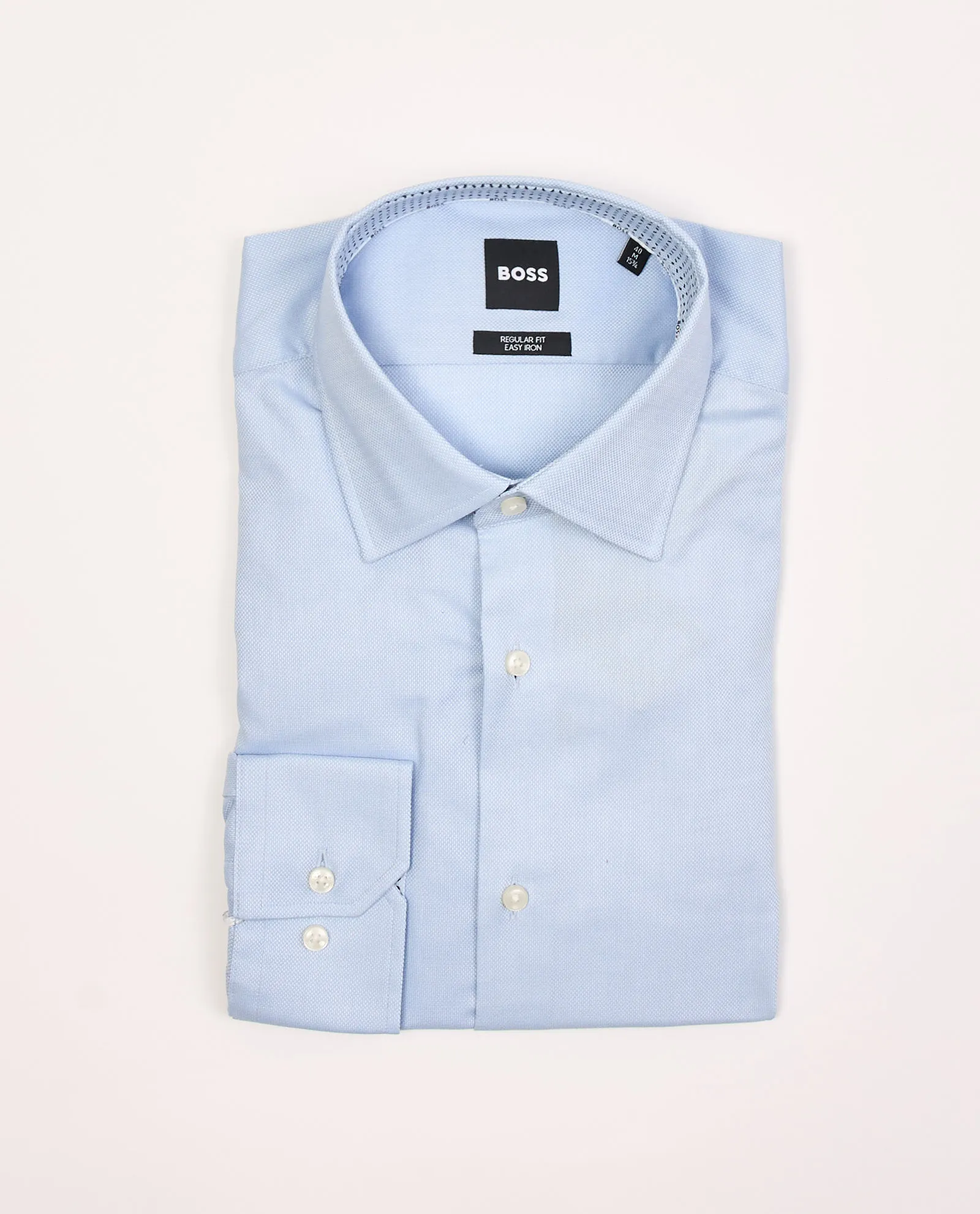 Camicia uomo Boss con trama Oxford
