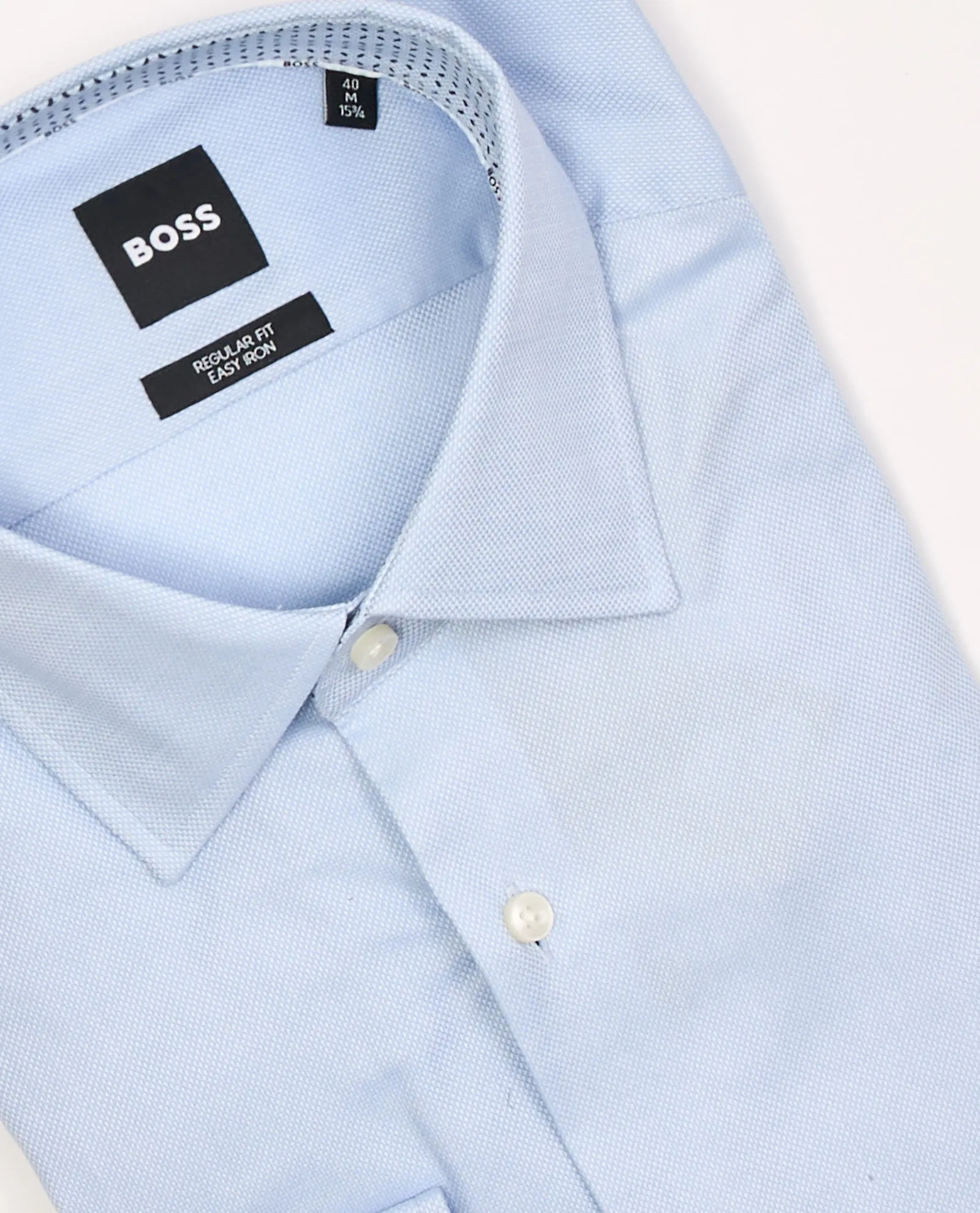 Camicia uomo Boss con trama Oxford