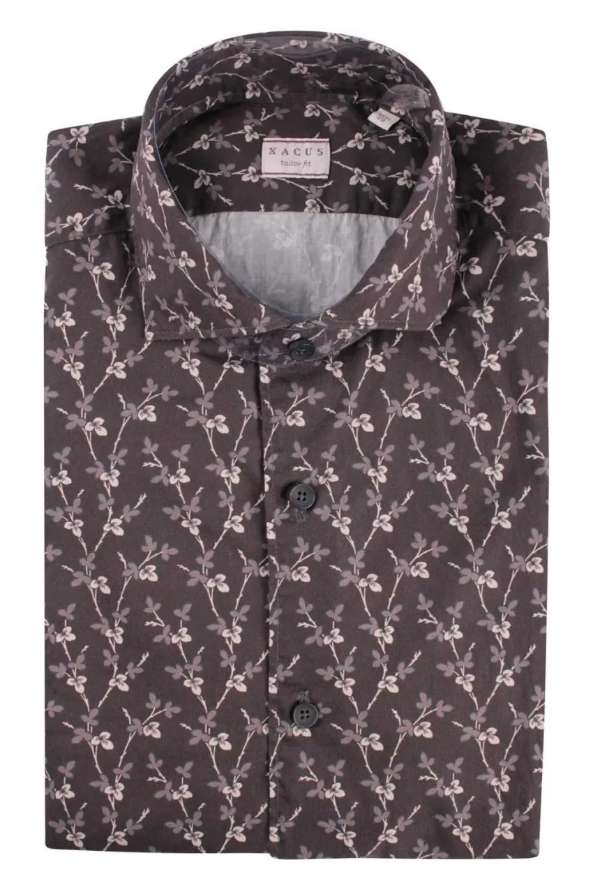 Camicia Uomo Xacus Marrone
