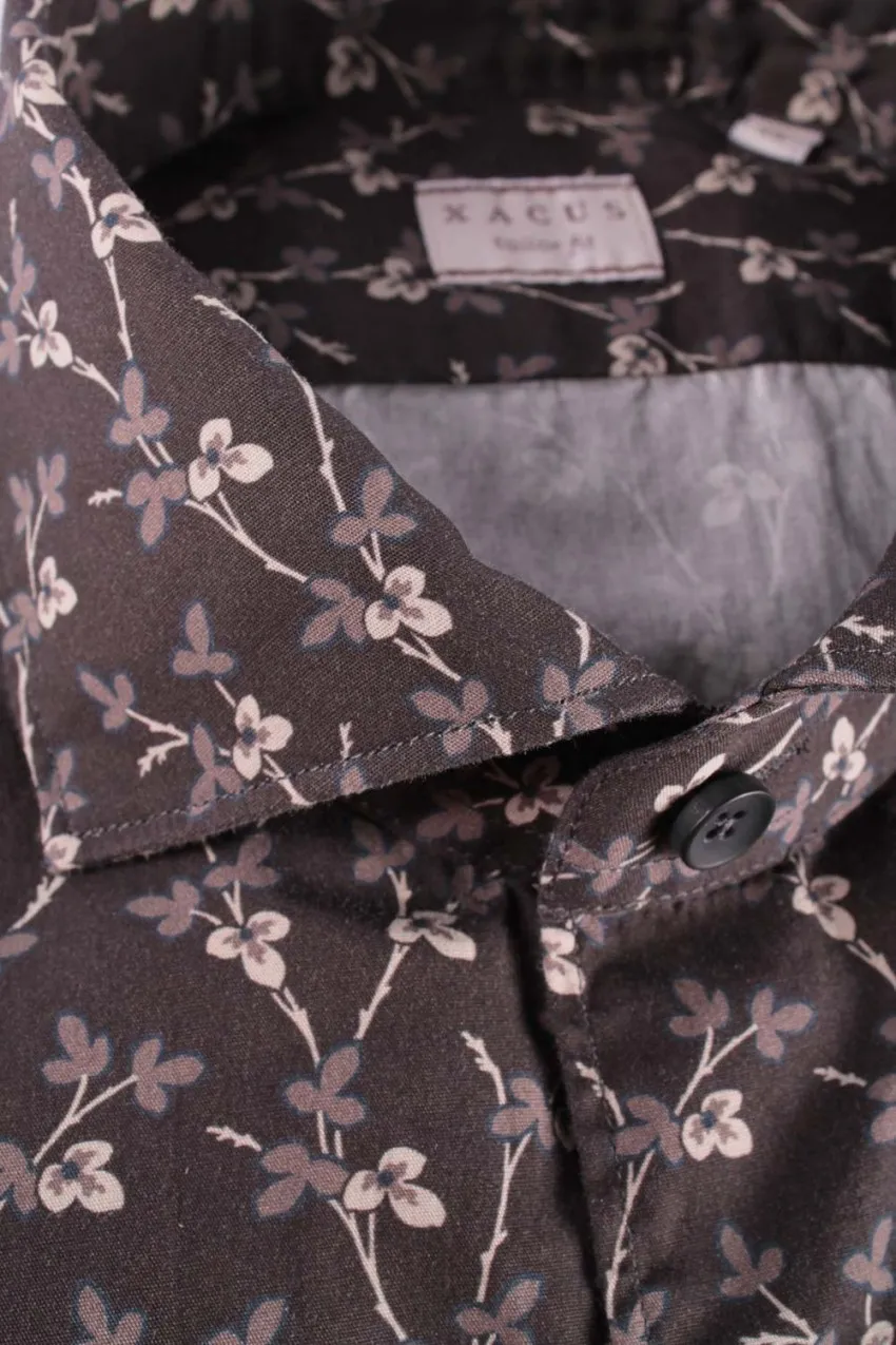 Camicia Uomo Xacus Marrone
