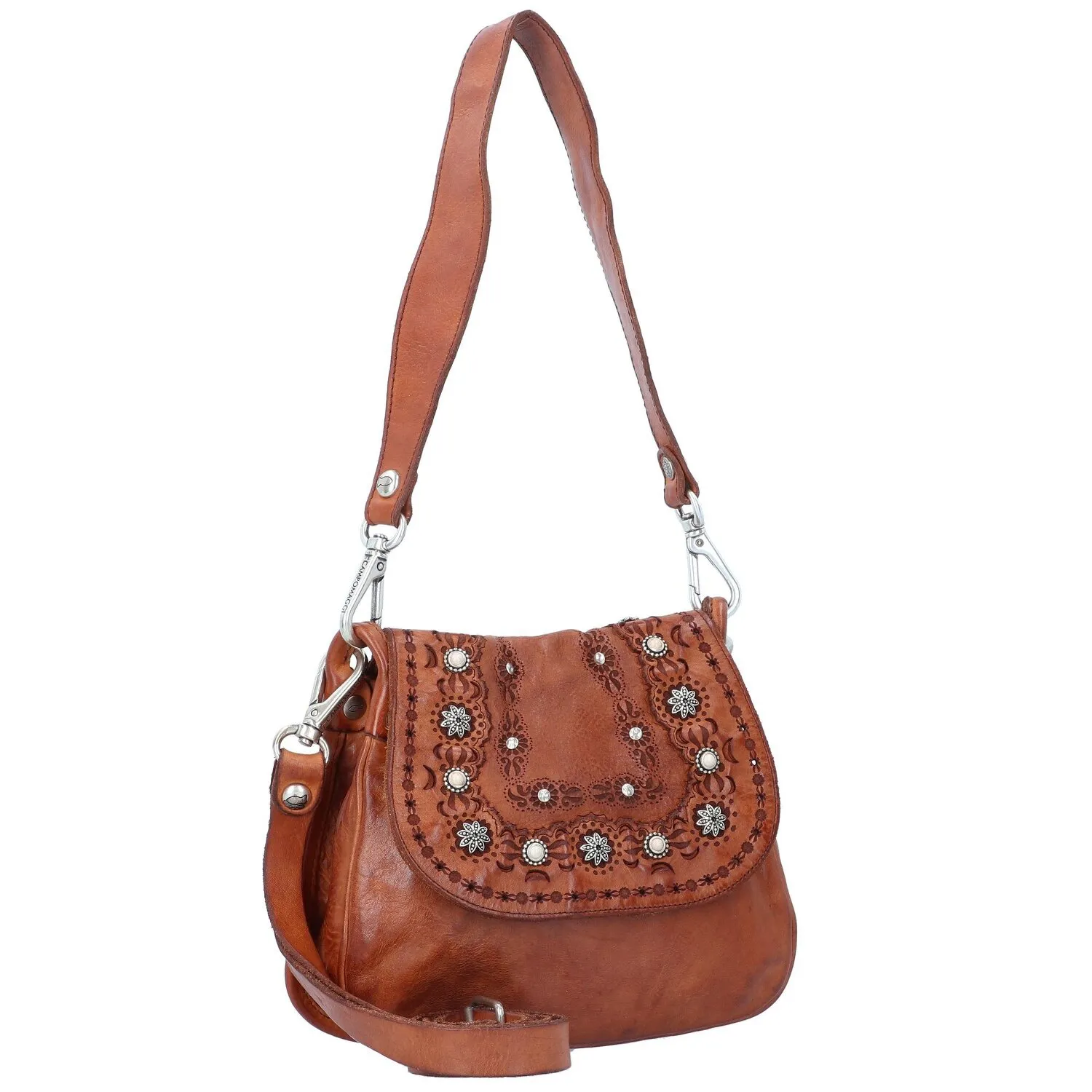 Campomaggi Borsa a tracolla in pelle 20 cm