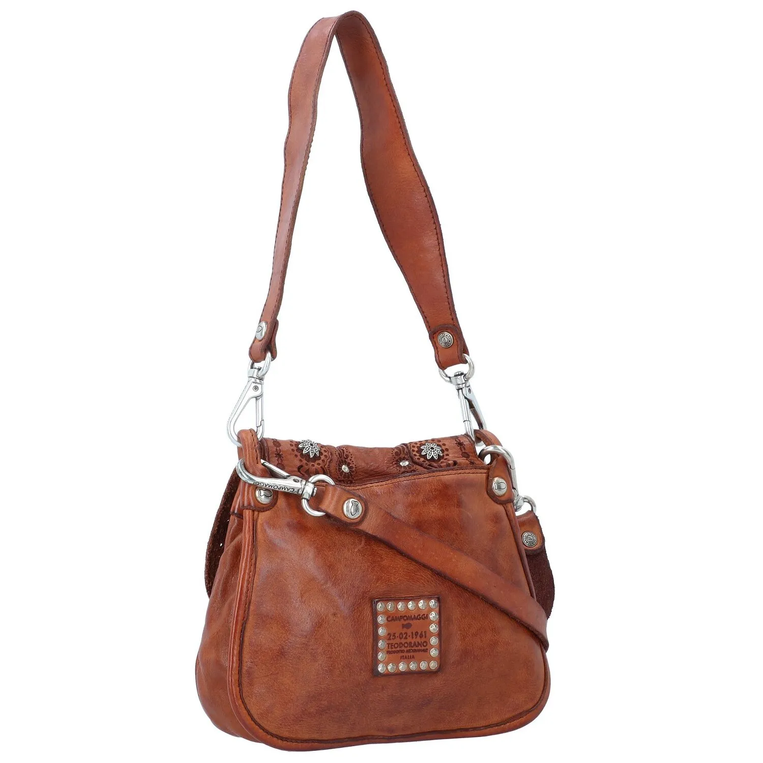 Campomaggi Borsa a tracolla in pelle 20 cm