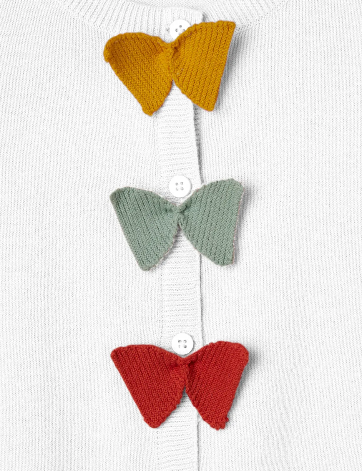 cardigan fiocchetti avorio