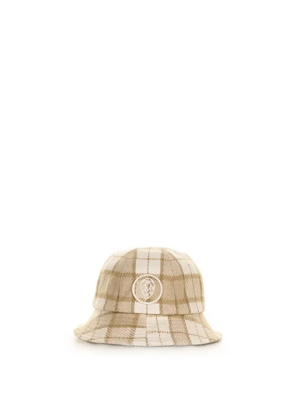 Checked fisherman style Franz hat