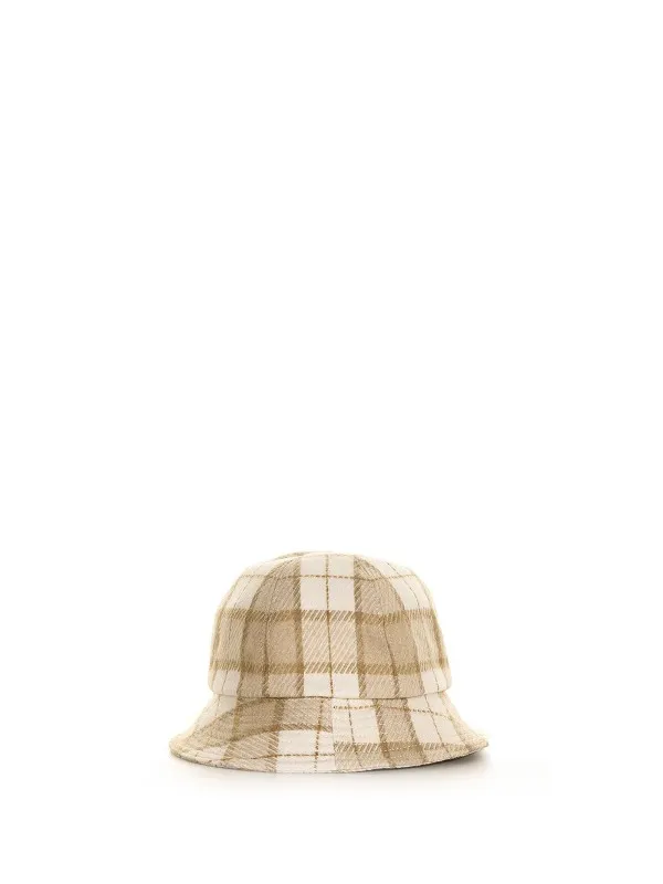 Checked fisherman style Franz hat