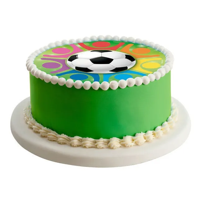 Cialda commestibile da calcio da 20 cm