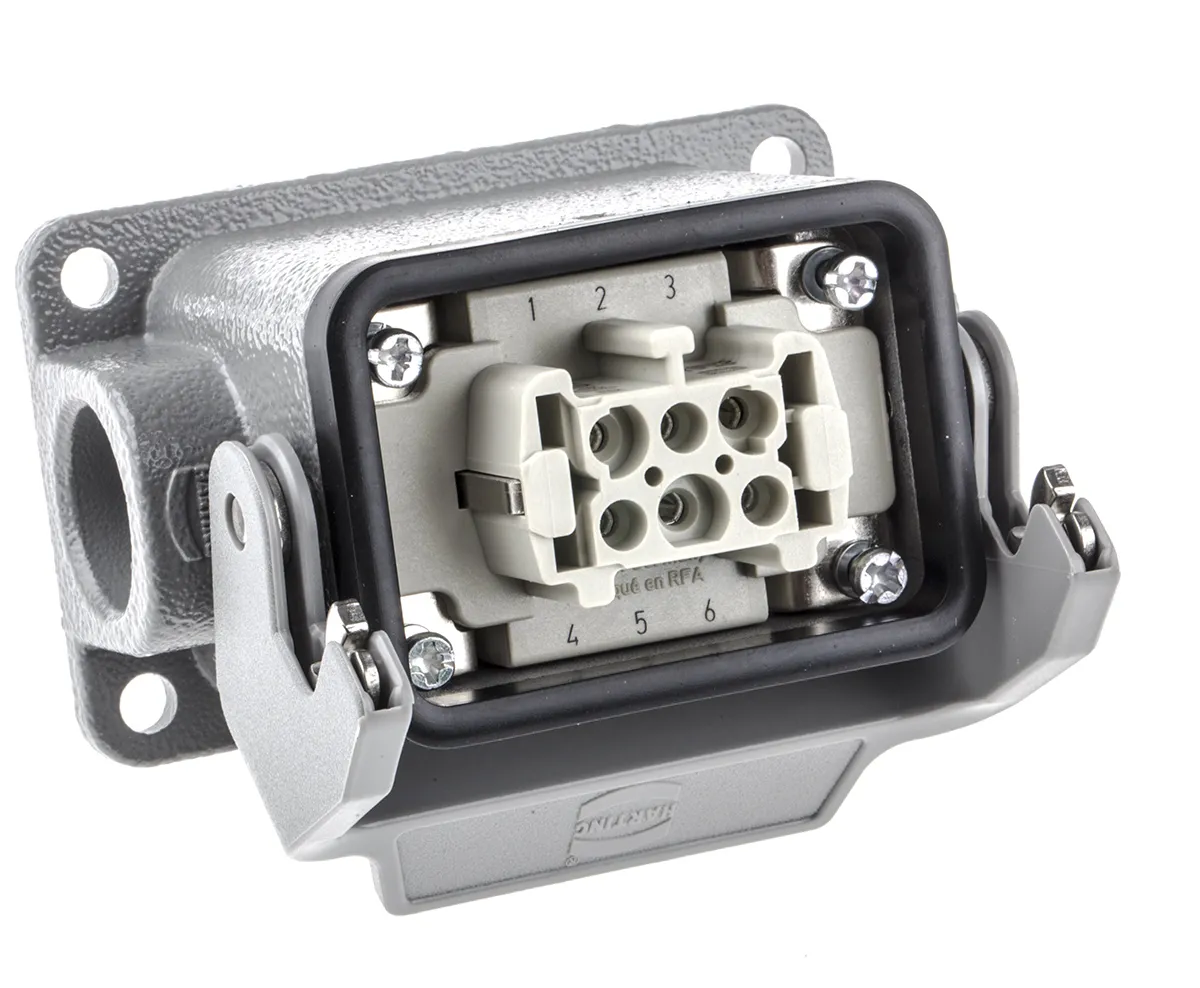 Connettore alimentazione HARTING, Femmina, 6 Pin, 16A, 500 V