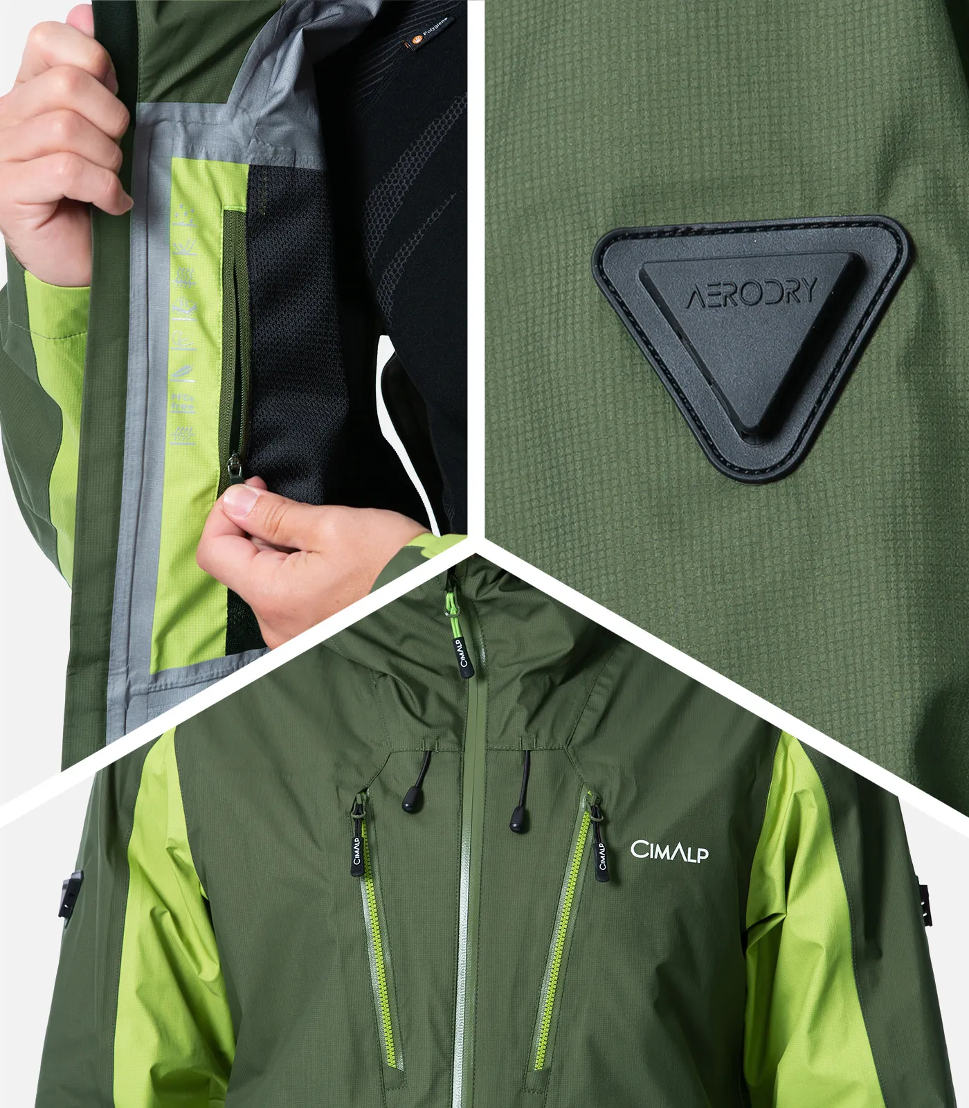 COSMIQUES- Uomo Giacca Ultrashell® - Impermeabile e Traspirante