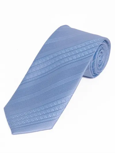 Cravatta monocromatica a righe superficie blu chiaro