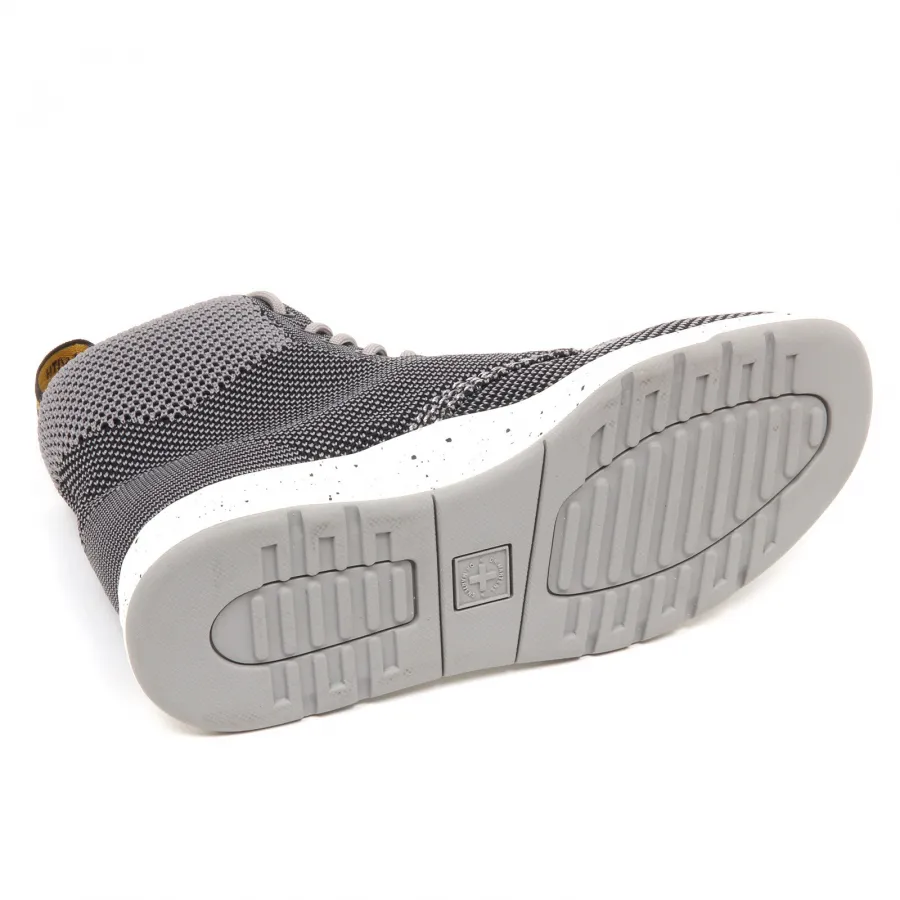 D6412 (without box) sneaker donna tissue DR. MARTENS grigio/nero shoe woman