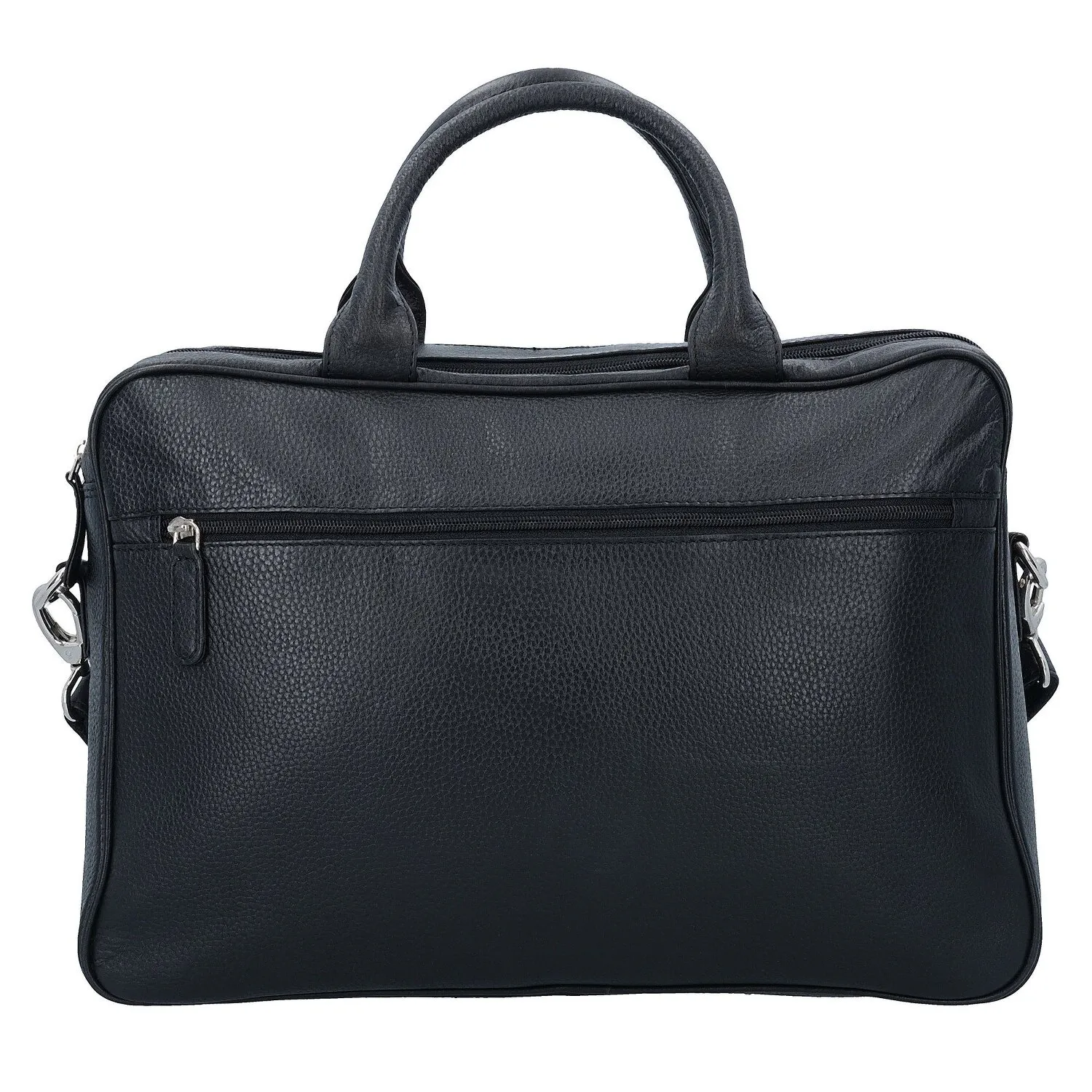 Dermata Cartella in pelle con scomparto per laptop da 40 cm