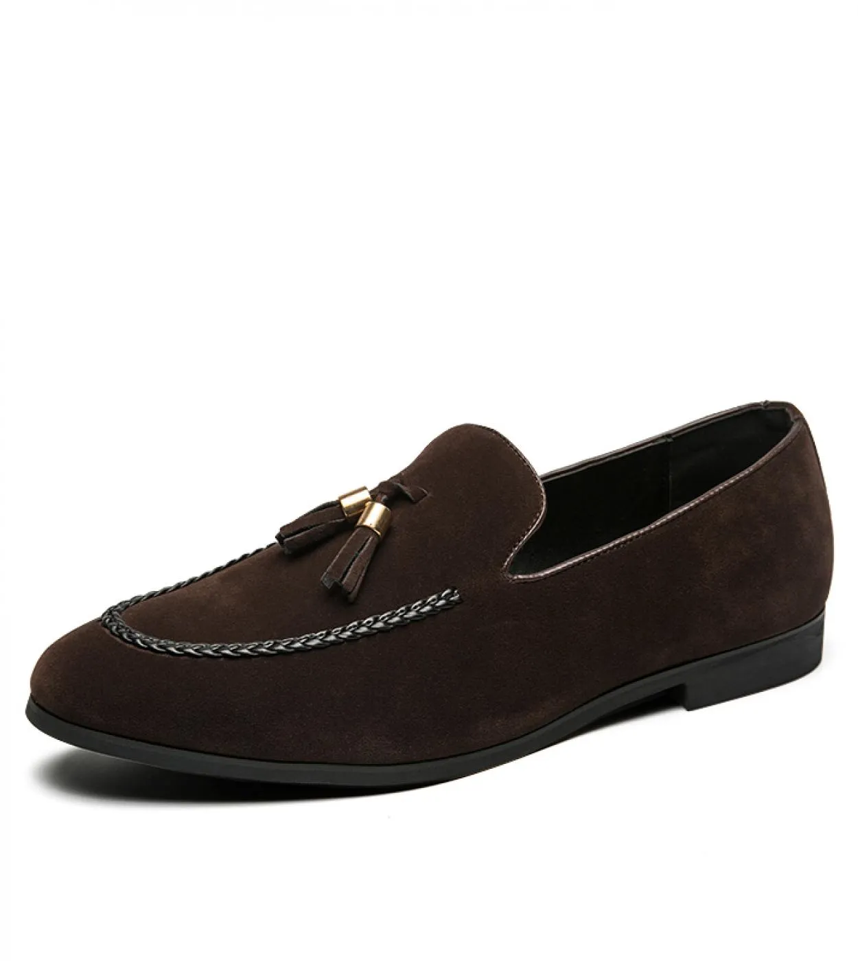 Designer 2022new Scarpe casual in pelle da uomo per uomo Mocassini con nappe Comodi mocassini marroni neri Scarpe da uomo in pel