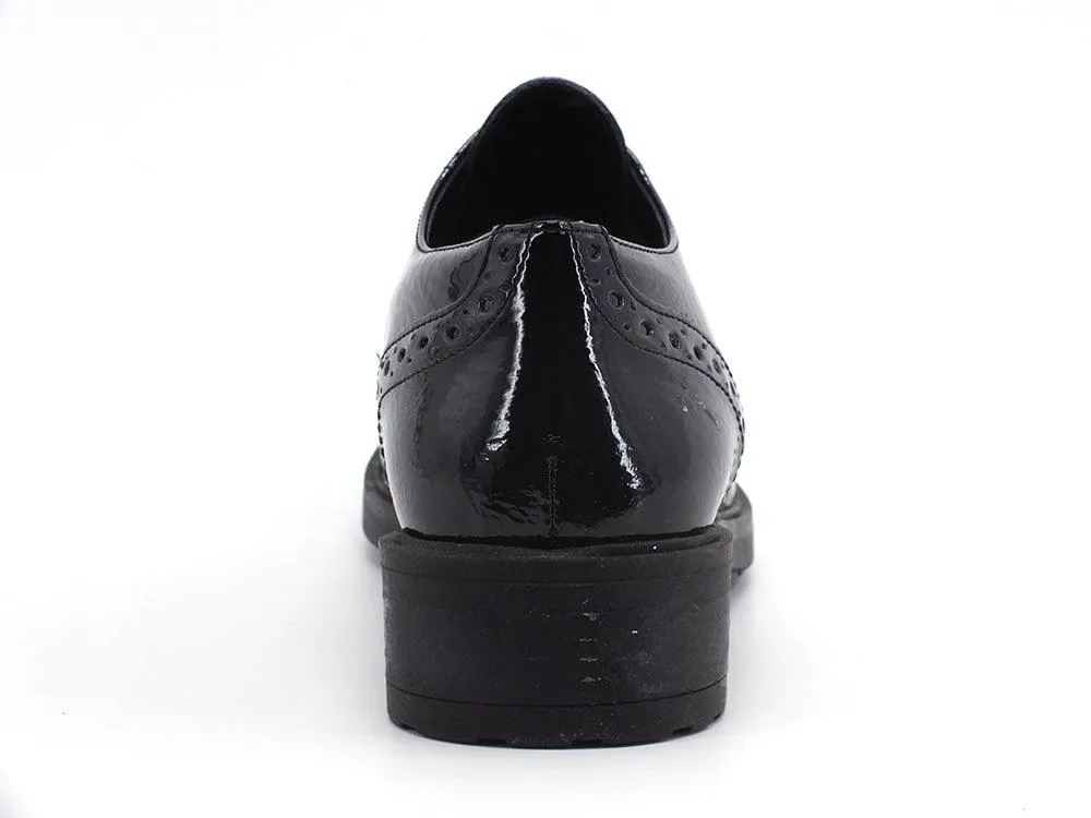 DIVINE FOLLIE Derby Vernice CDR Nero NAPLAX-5901