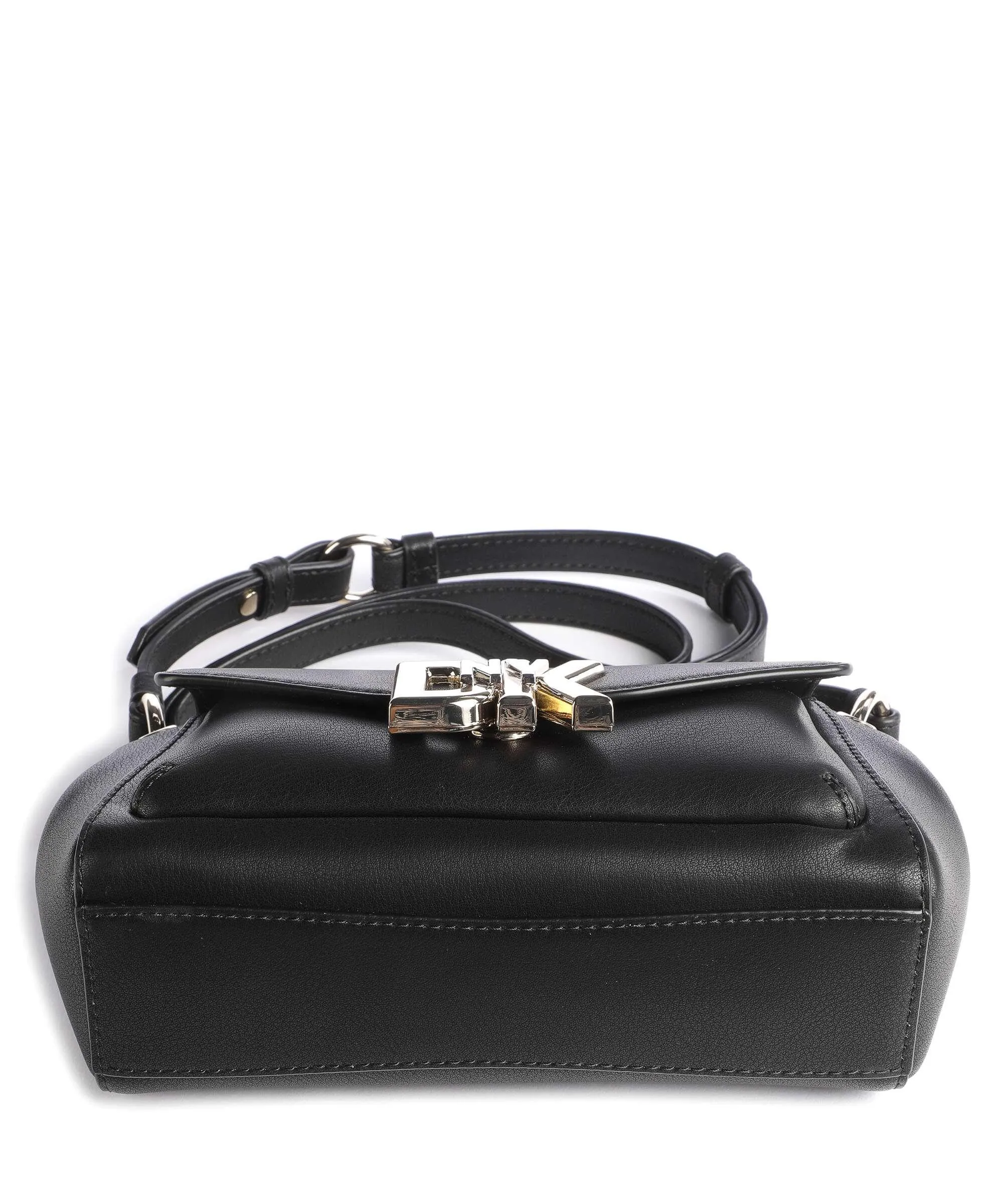  DKNY Milano Downtown Borsa a tracolla pelle di vacchetta finemente grana nero  