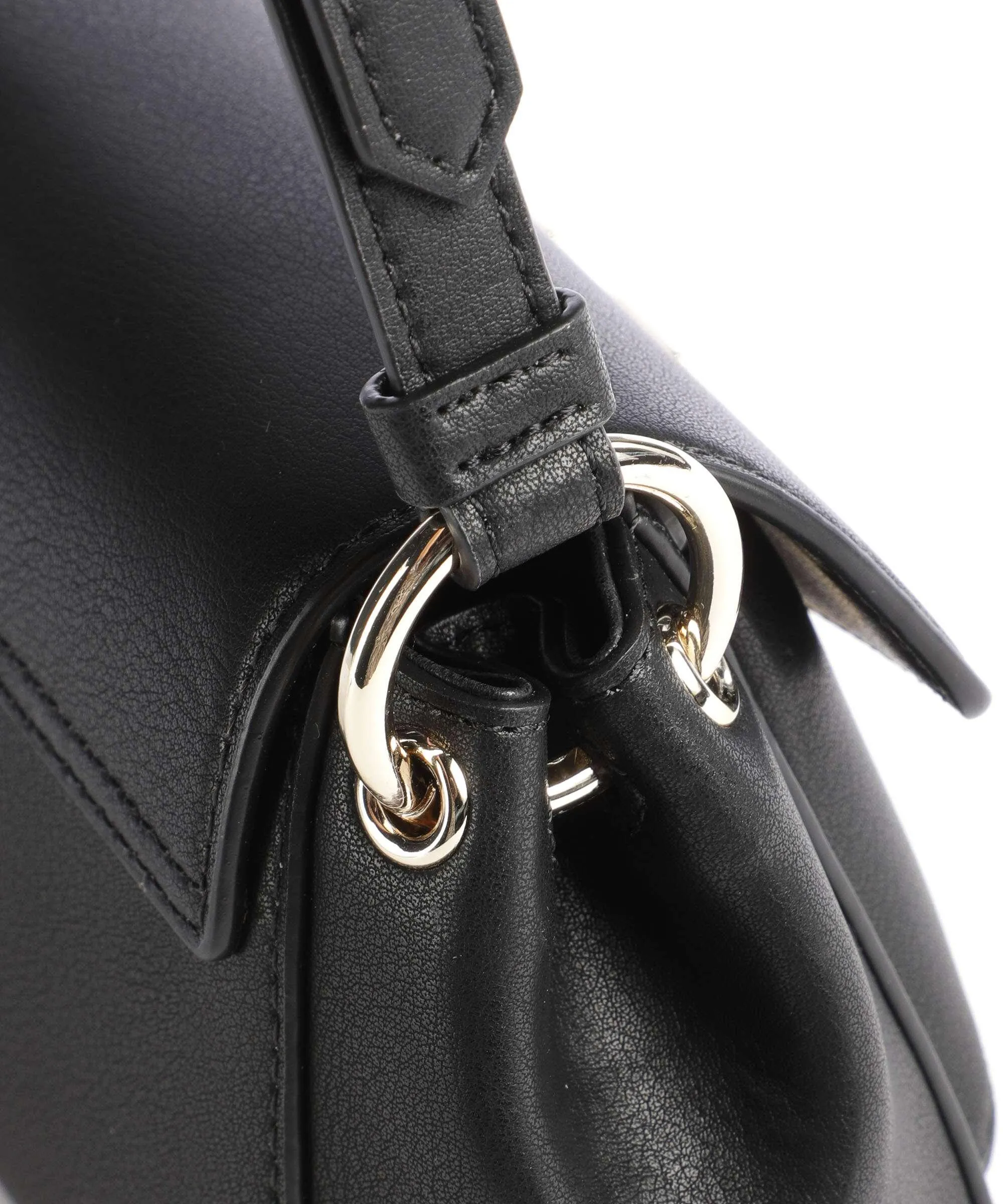  DKNY Milano Downtown Borsa a tracolla pelle di vacchetta finemente grana nero  