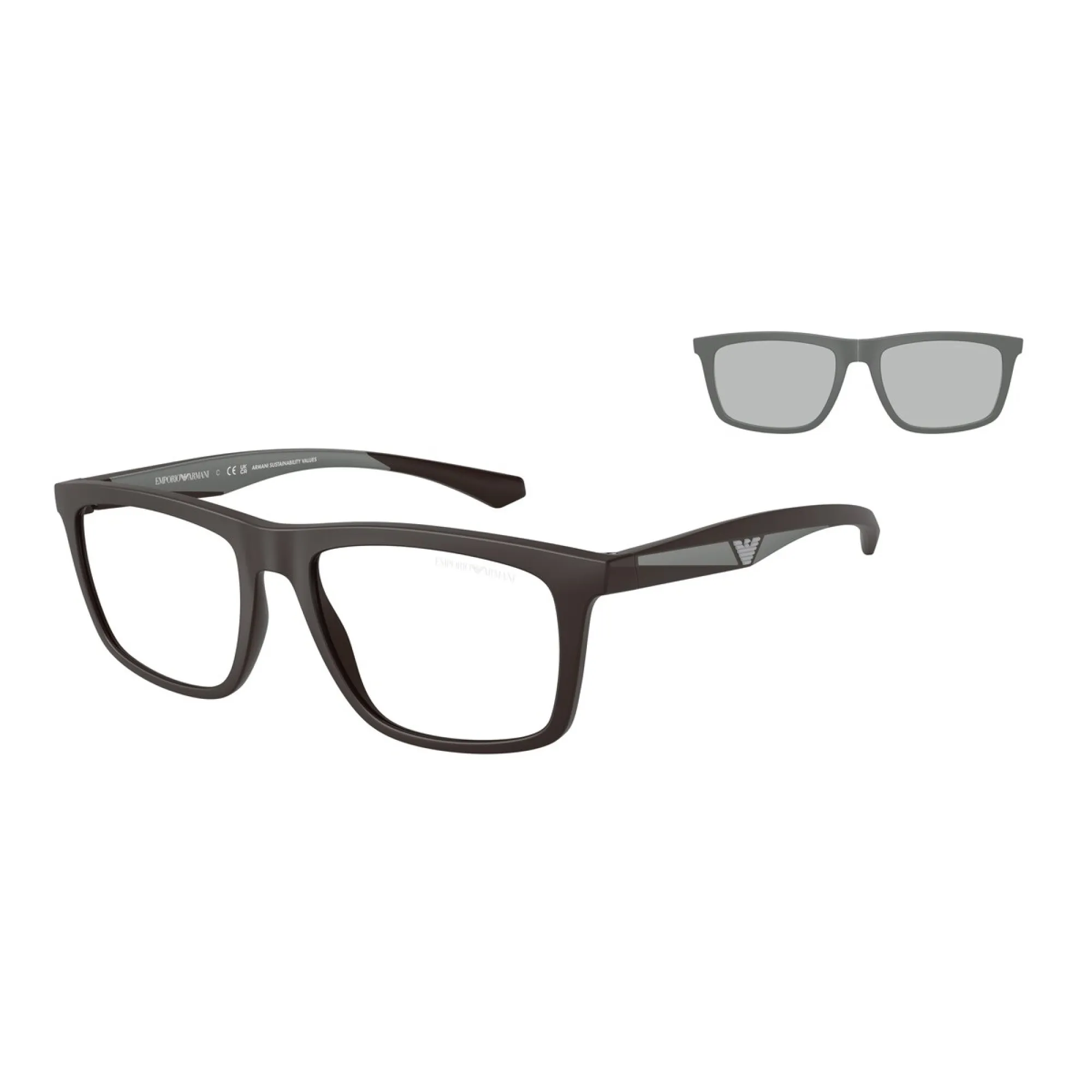   Emporio Armani EA 4235 - 61861W Marrone Opaco | Occhiale Da Sole Uomo 