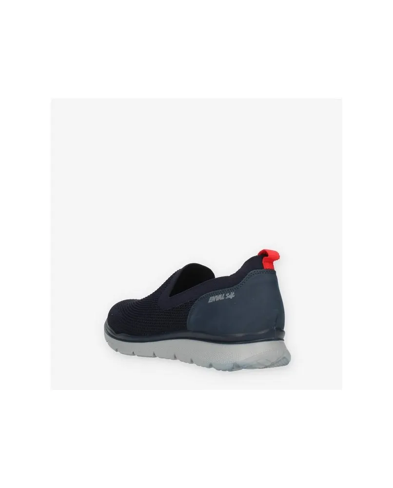 ENVAL SOFT 3716411 scarpe casual mocassini comfort memory foam blu