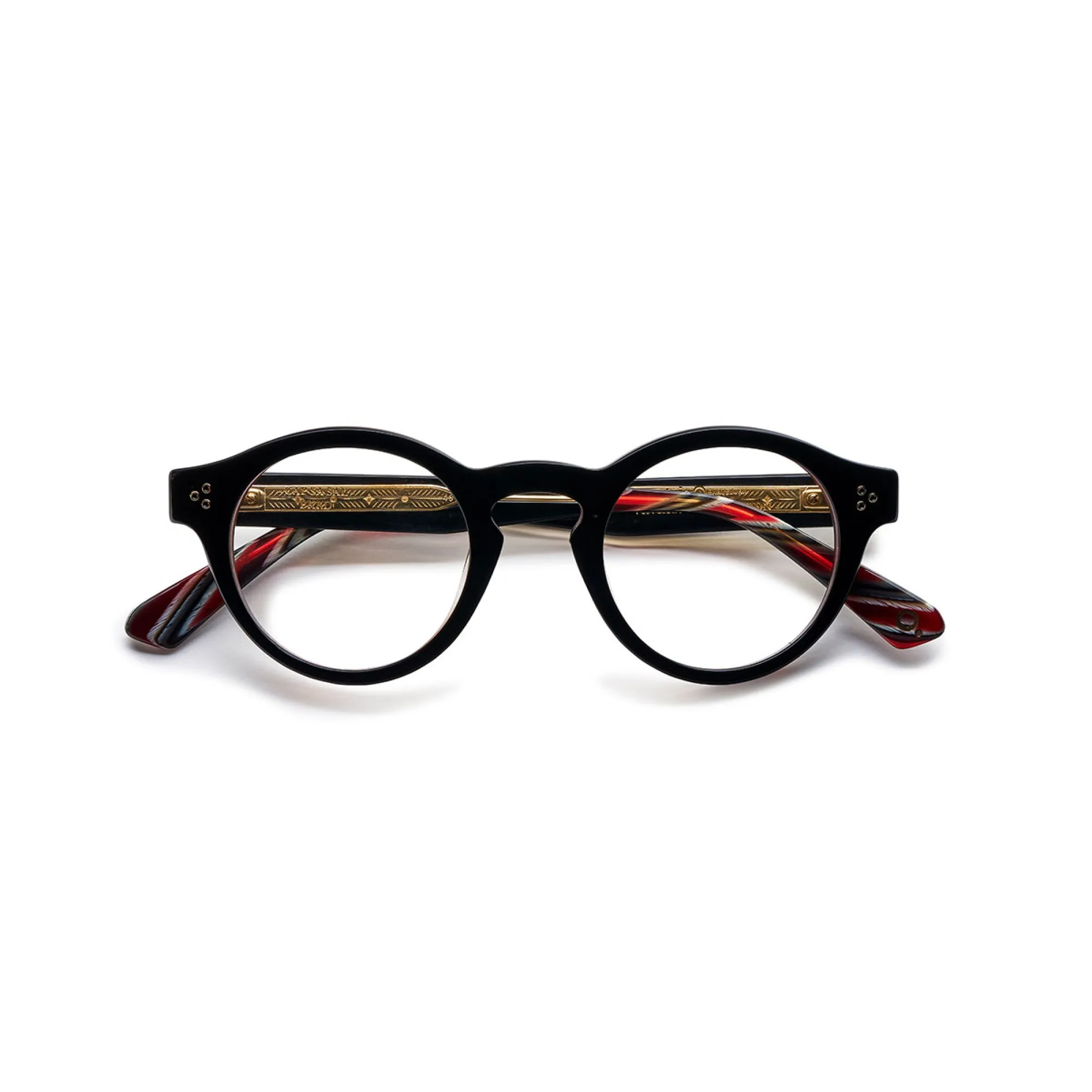   Etnia Barcelona CAP SA SAL - BKRD Nero Rosso | Occhiale Da Vista Unisex 