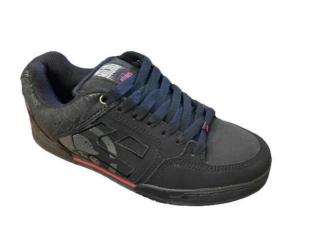 Etnies skate shoe Metal Mulisha Charter 4107000311597 back-red-grey