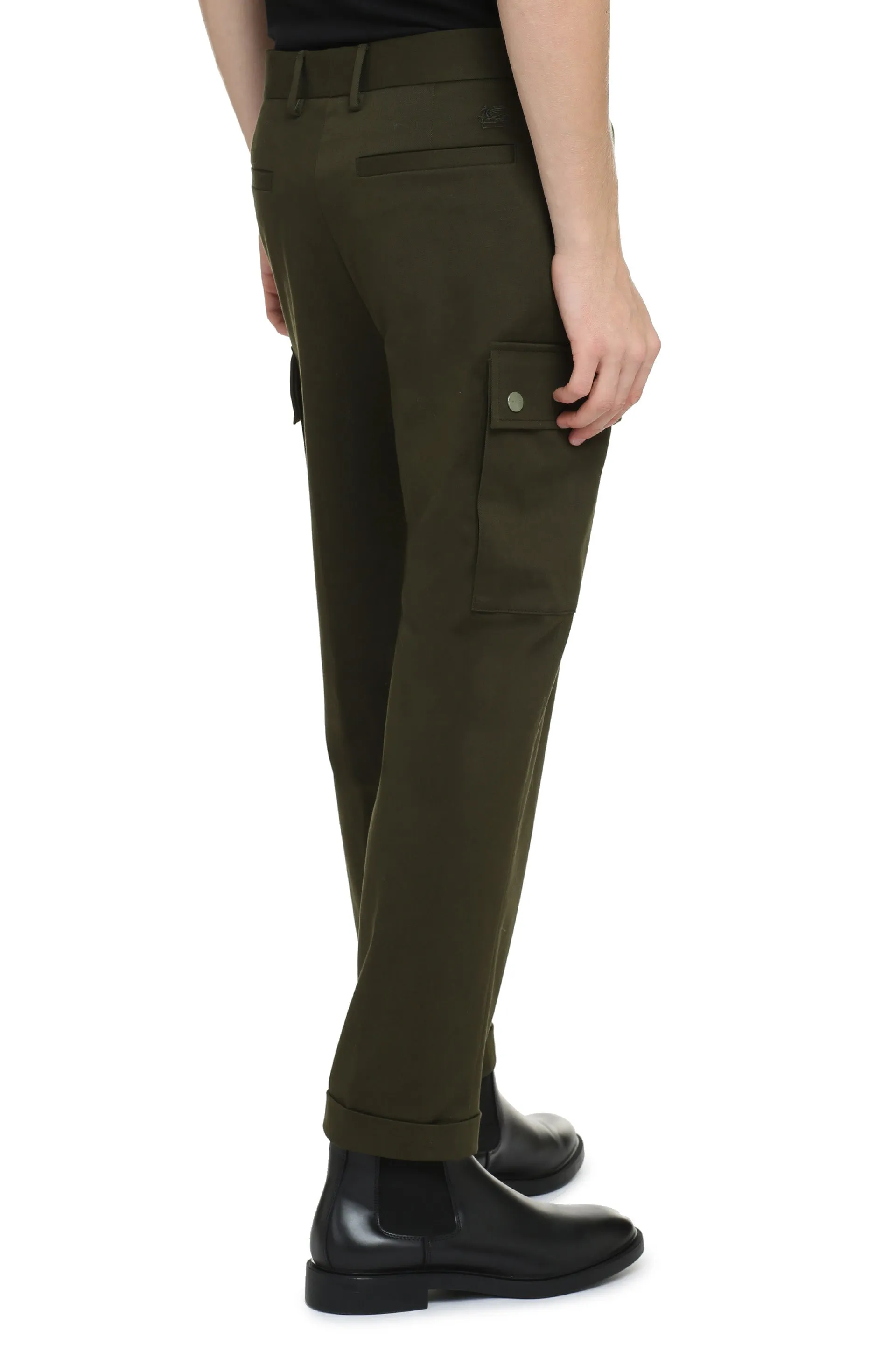 Etro Pantaloni cargo in cotone