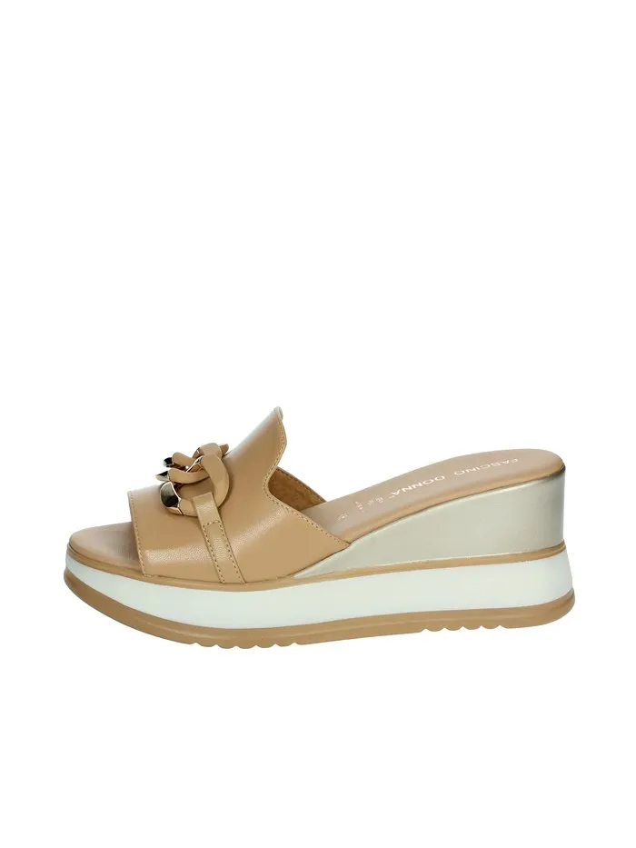 FASCINO DONNA  CIABATTE CON ZEPPA 21108-E4 CAMMELLO