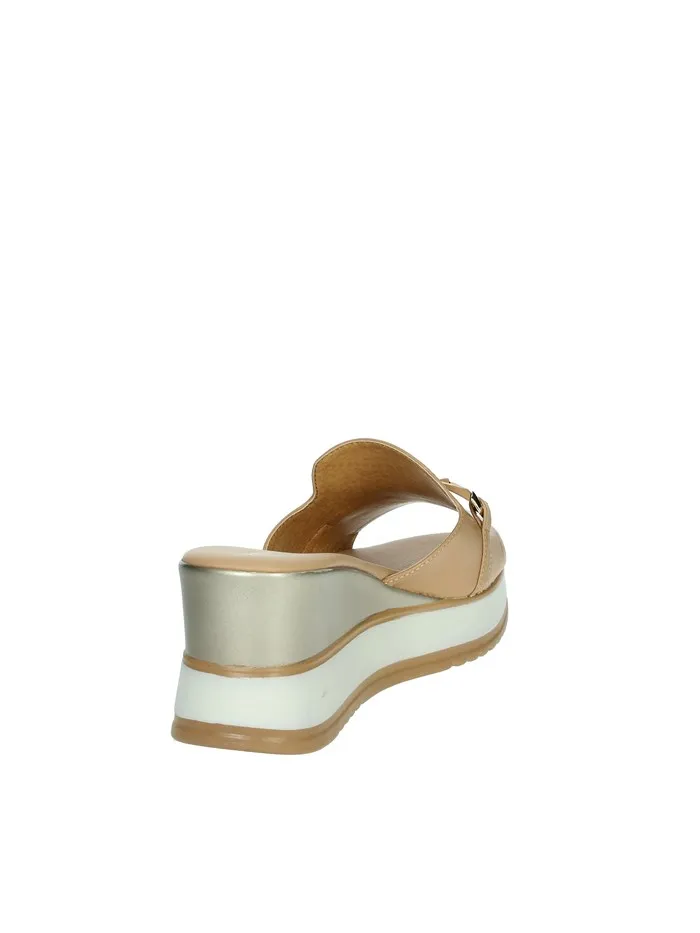 FASCINO DONNA  CIABATTE CON ZEPPA 21108-E4 CAMMELLO