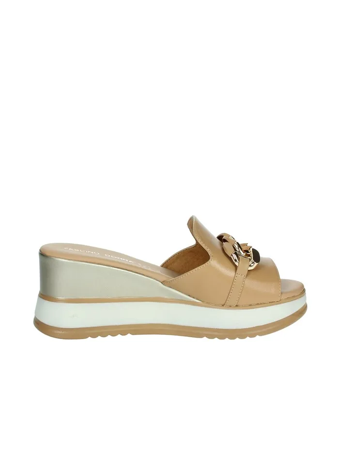 FASCINO DONNA  CIABATTE CON ZEPPA 21108-E4 CAMMELLO
